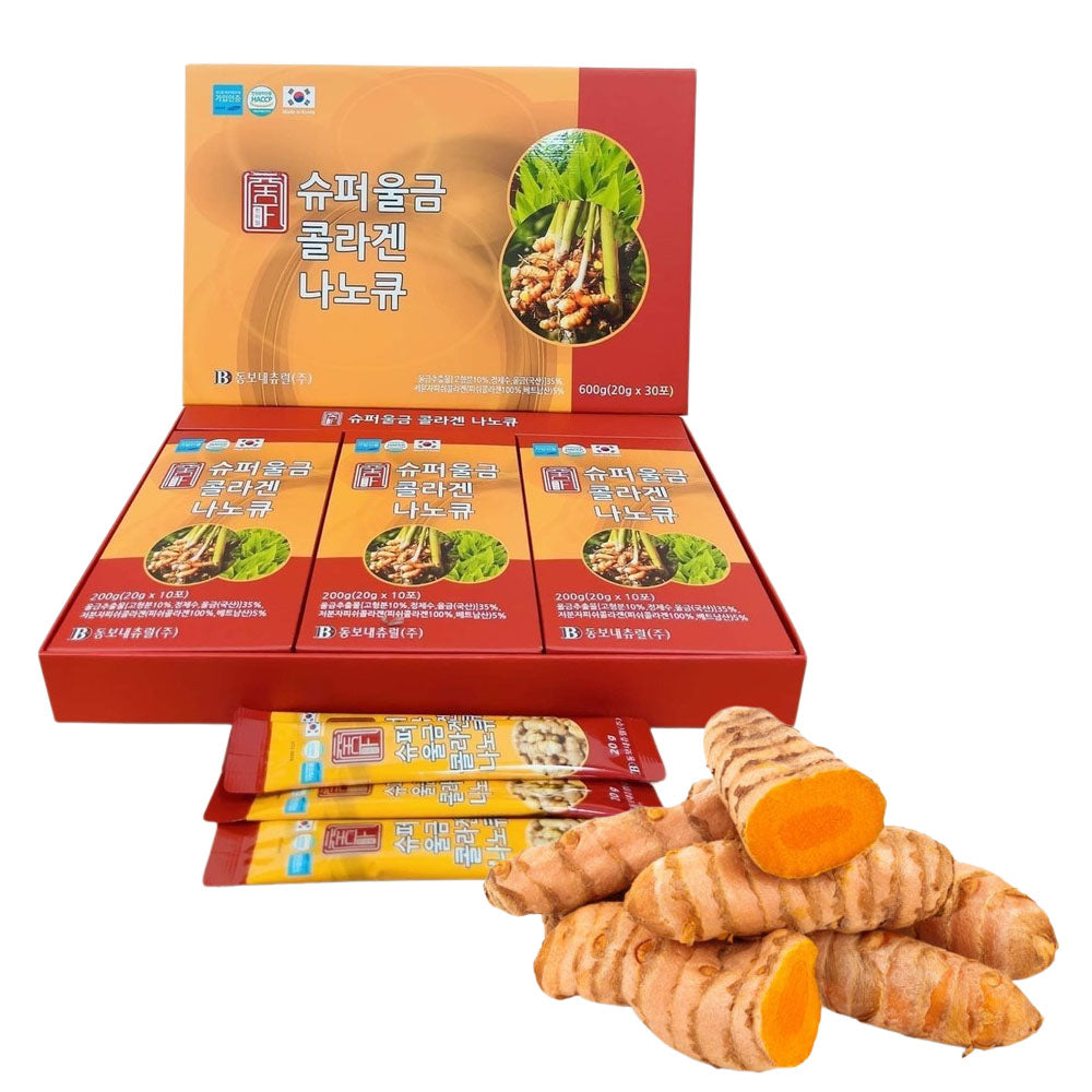 Dongbo Super Turmeric Collagen NanoQ Jelly 30 Pouches Health Supplement Gifts