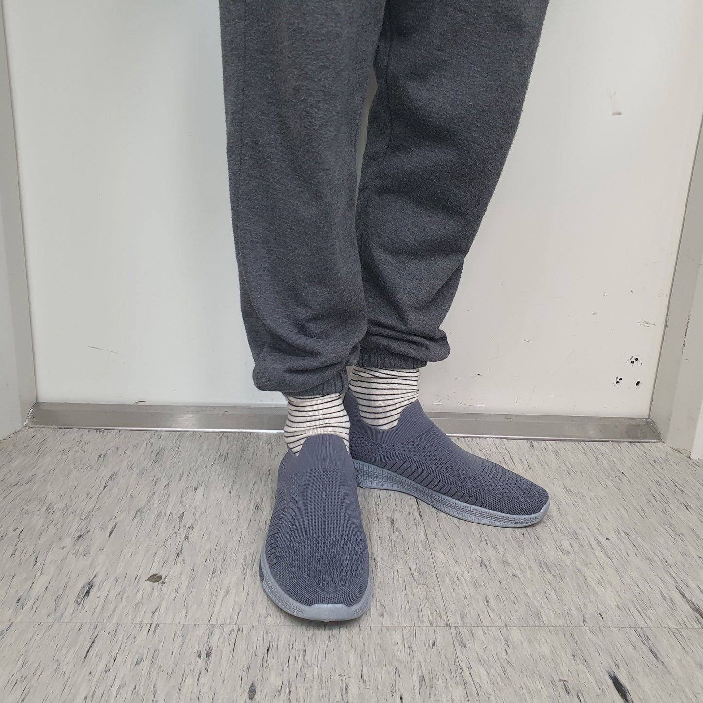 Men Sock Shoes Breathable Slip On Sneakers