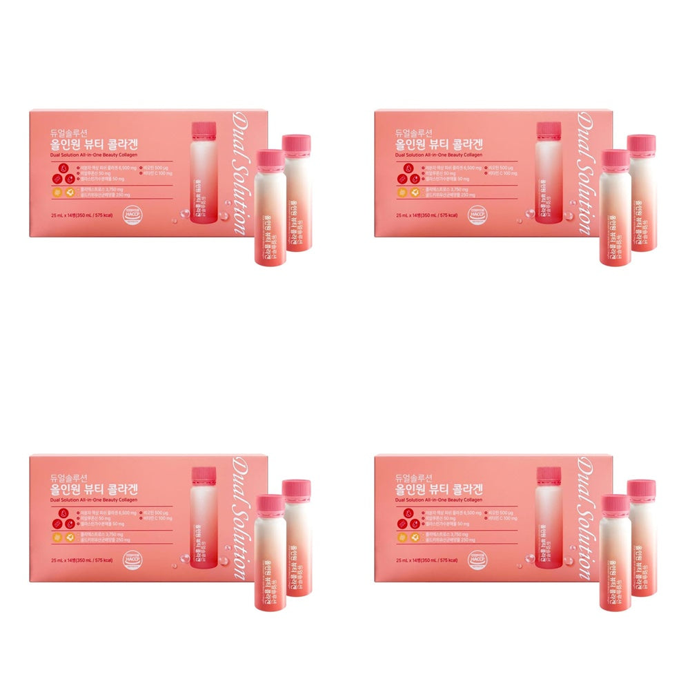 Korean Beauty Collagen Drinks Dual Solution All-in-One Supplements