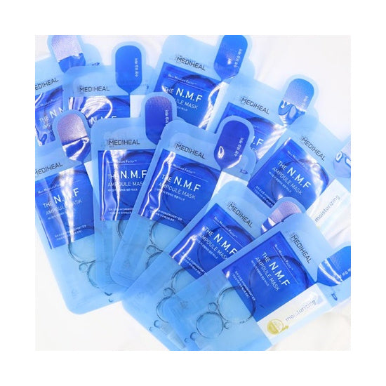 MEDIHEAL NMF Ampoule Masks 10 Sheets Moisturizing Dry Facial Skincare