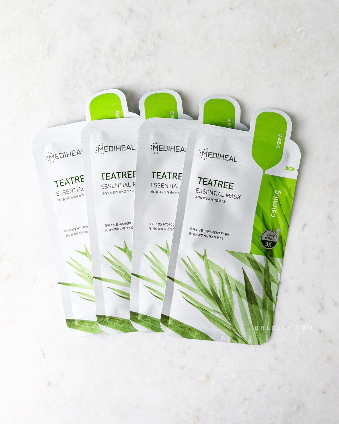 MEDIHEAL Teatree Essential Masks 10 Sheets Calming Sensitive Skincare