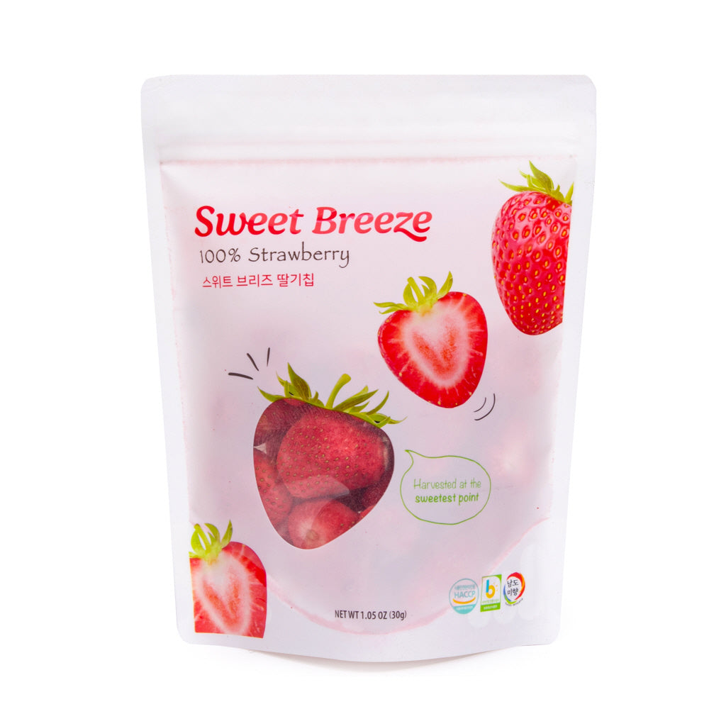 Crispy 100% Real Strawberry Freeze Dried Fruits Sweet Breeze Snacks Strawberries