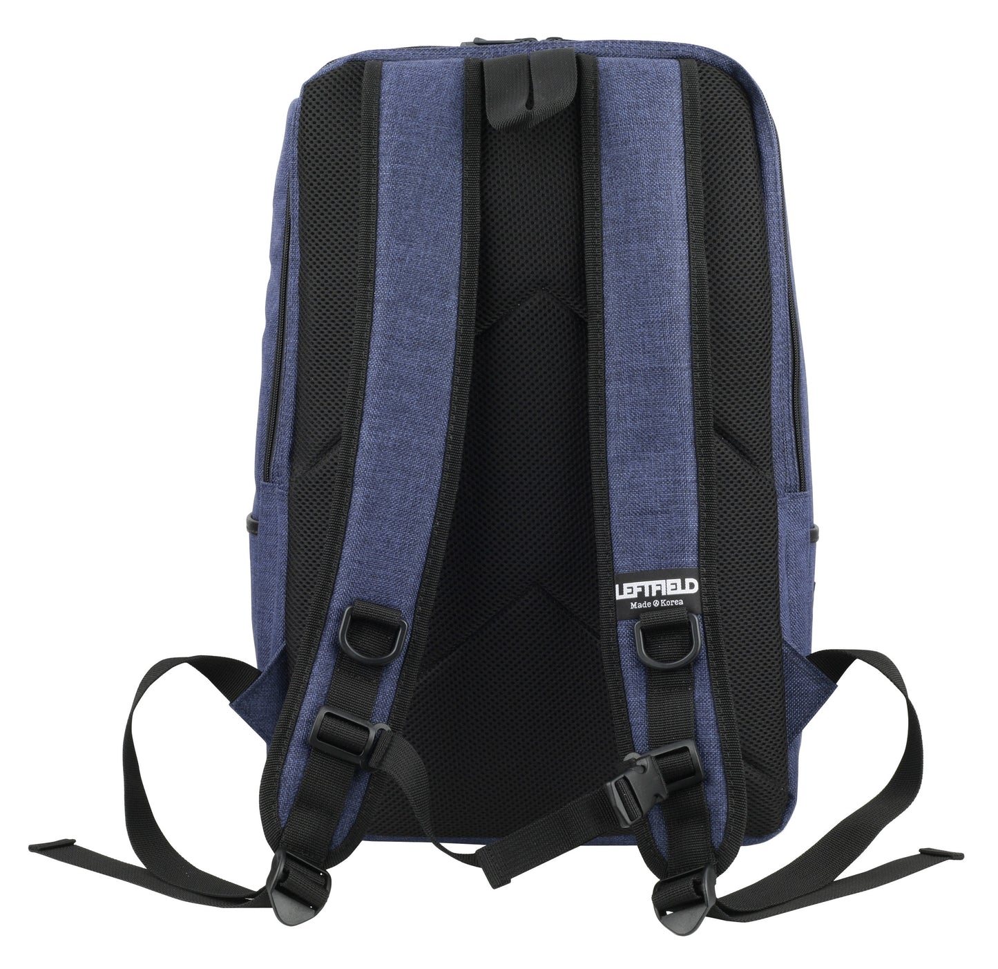Navy Blue Canvas Laptop Backpacks