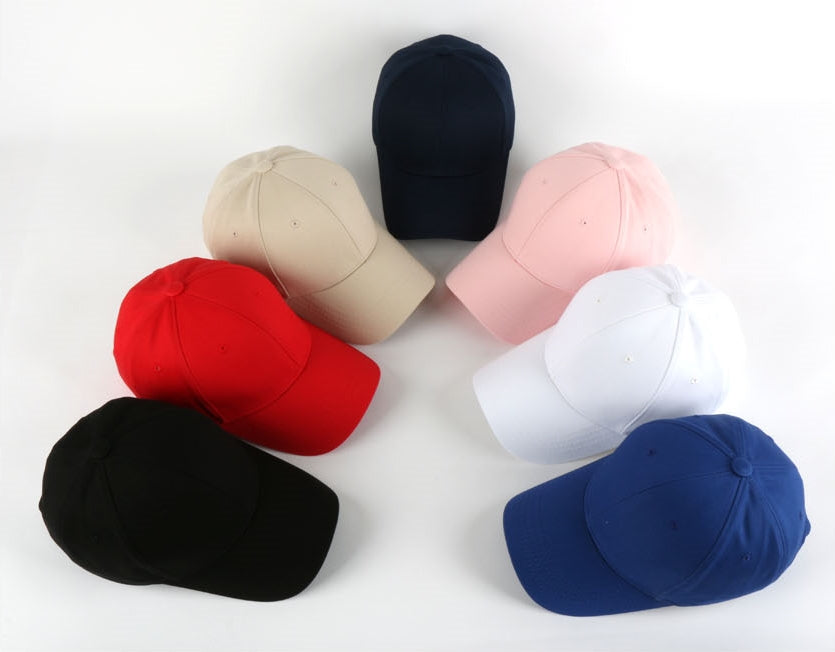 White Pentagon Solid Baseball Caps
