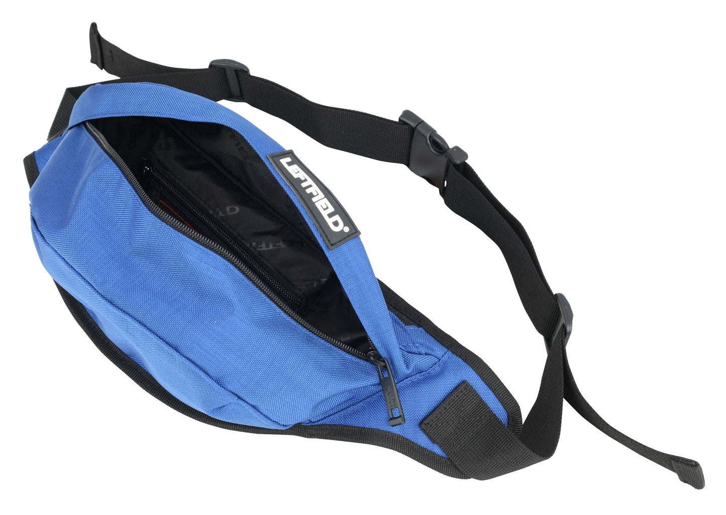 Blue Solid Hiking Waist Fanny Packs