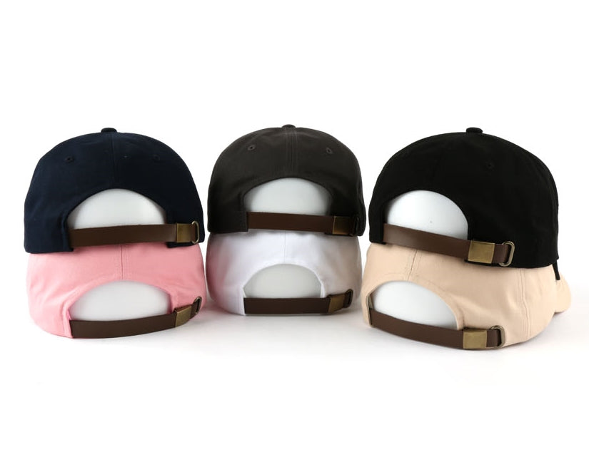 Pink Pigalle 100% Cotton Baseball Caps