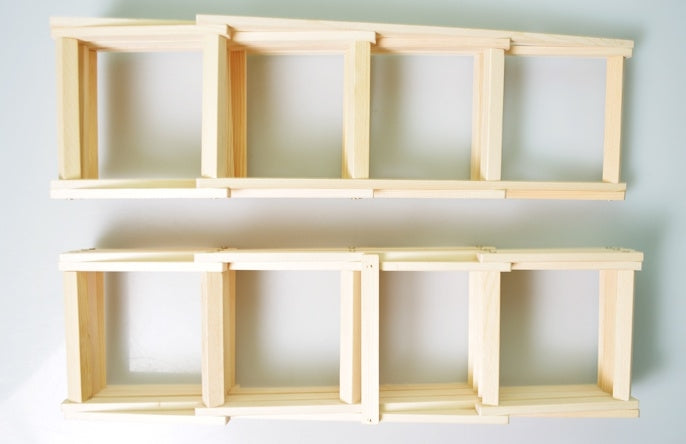 Wood Foldable Wine Rack Holders