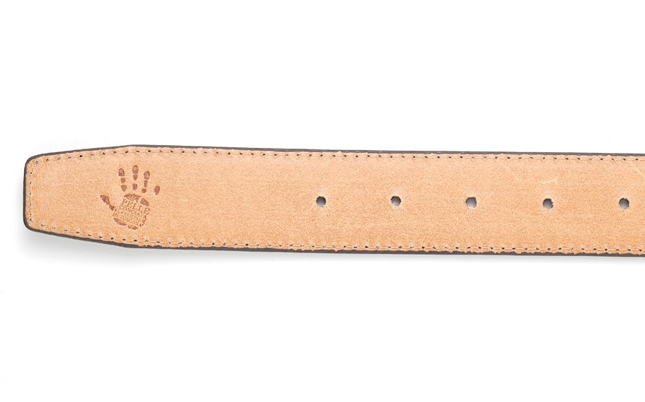 Dark Brown Classic Soft Genuine Italy Calf Leather Belts