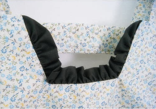 Blue Floral Waterproof Cotton Apron