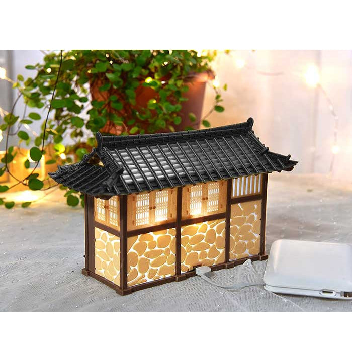 Korean Traditional Tile-roofed House Design Mood Lamp Light Interior