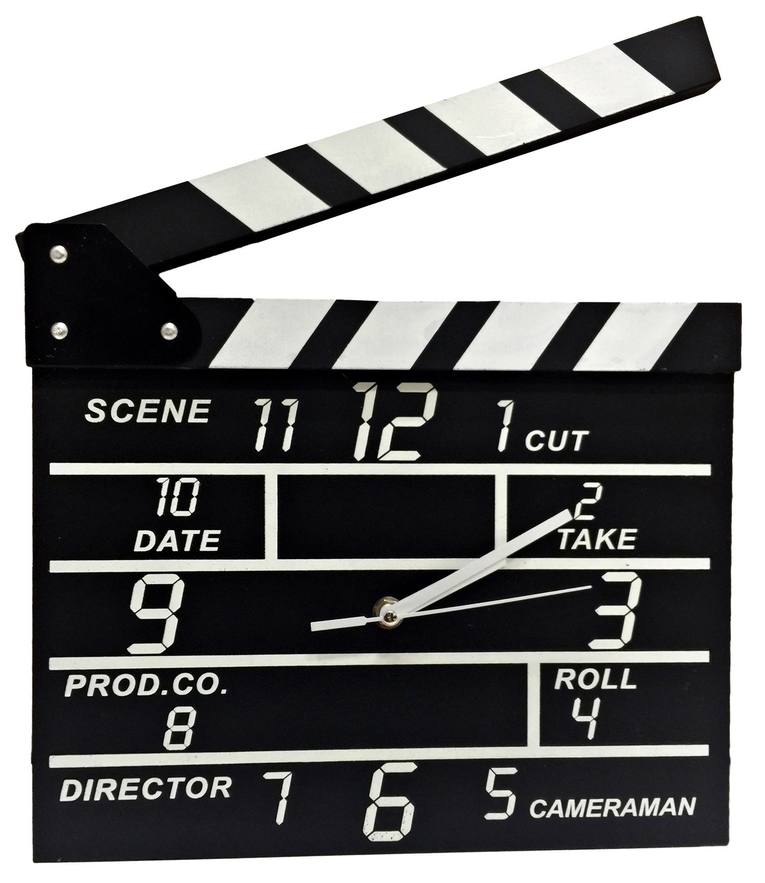Movie Set Director Clapboard Wall Clocks Notepads Gifts
