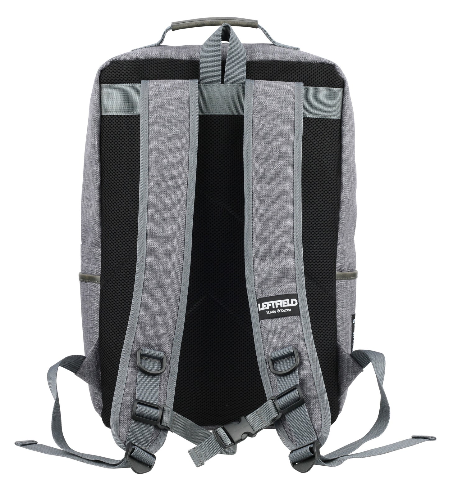 Gray Canvas Casual Daypacks Laptop Backpacks