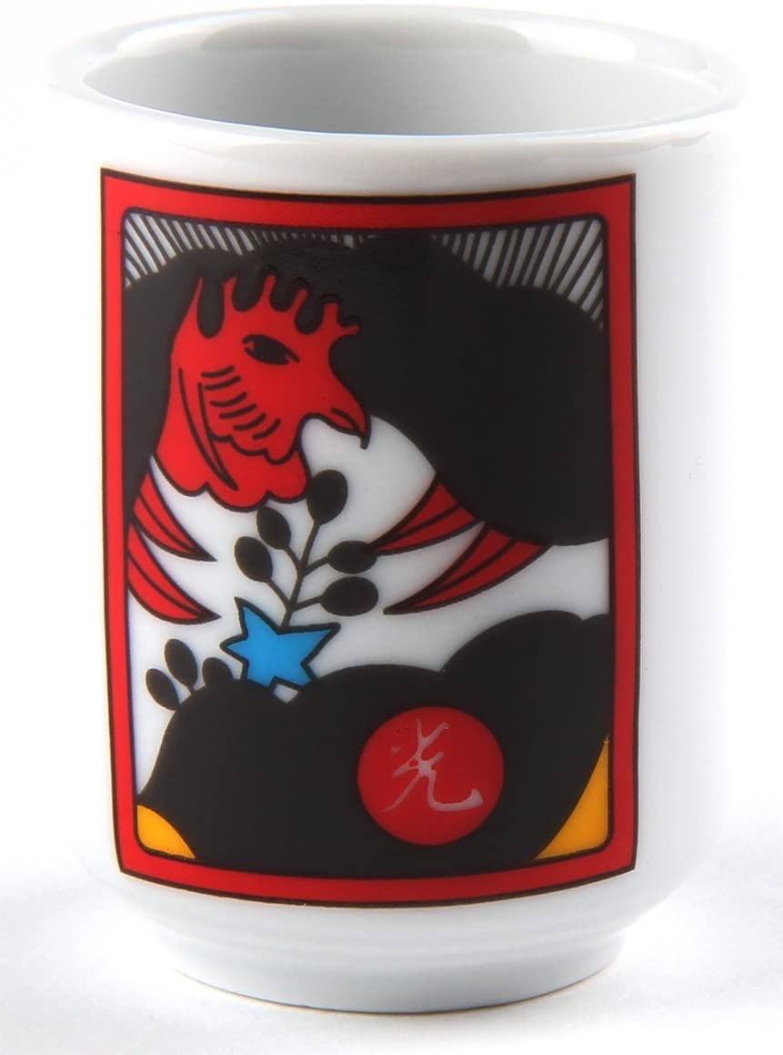 Soju Shot Glasses Sets Bar Party Korean Gostop Card Ceramic Whiskey