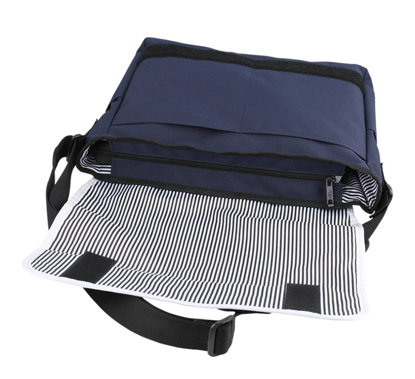 Marine Blue Square Crossbody Messengers Bags