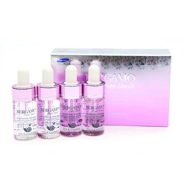 Bergamo Pure Snail Ampoule Sets 4ea