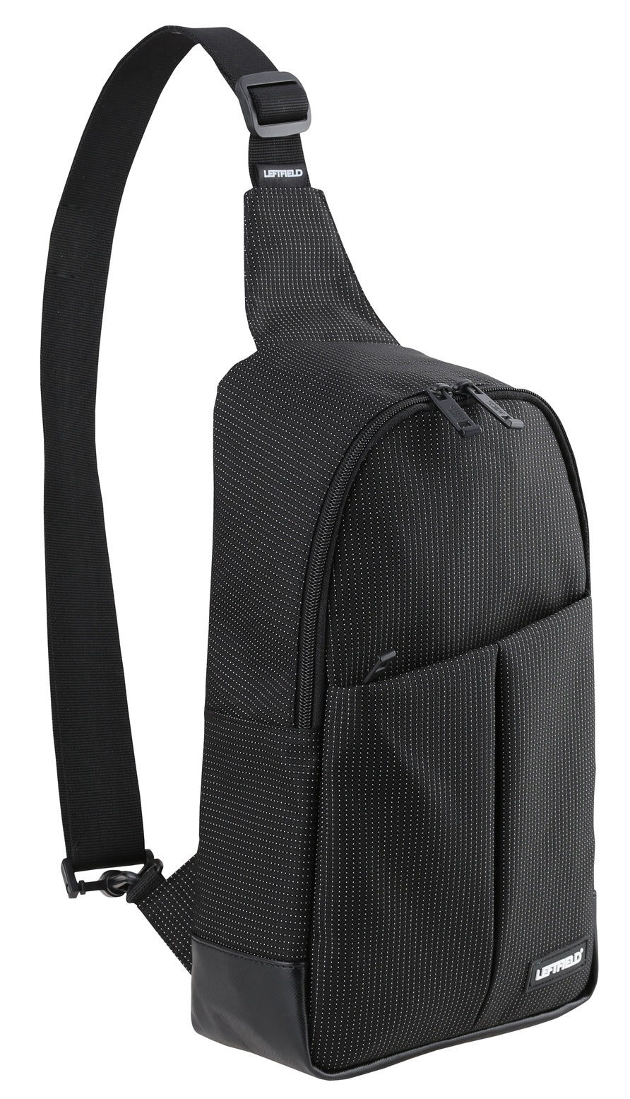 Polka Dots Black Riding Messenger Sling Bags