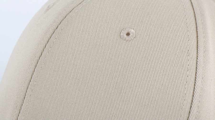 Beige Pentagon Solid Baseball Caps