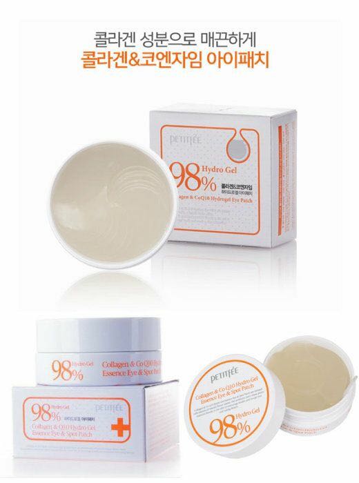 Petitfee 98% Hydro Gel Collagen & CoQ10 Hydrogel Eye Patches 60count