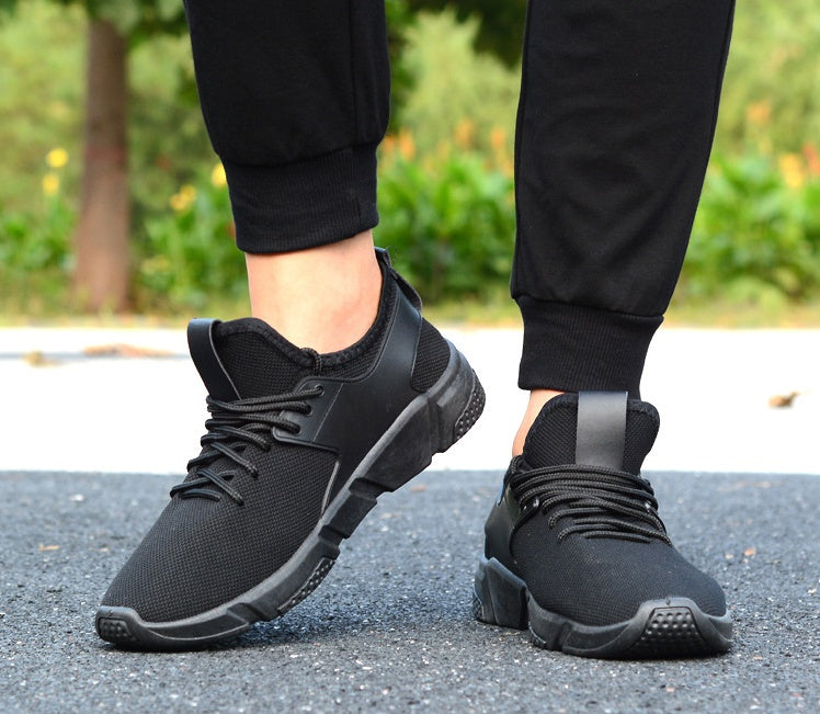 All Black Chic Drawstring Sneakers Shoes