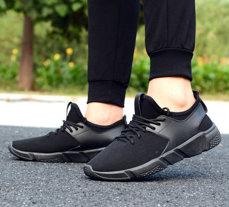 All Black Chic Drawstring Sneakers Shoes