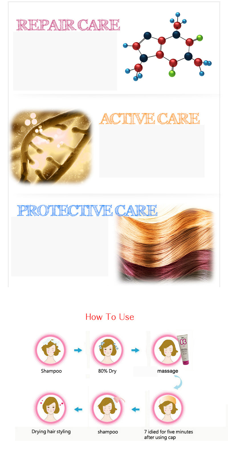 AMOS Repair Force Chito Treatment 250ml (Damaged hair)