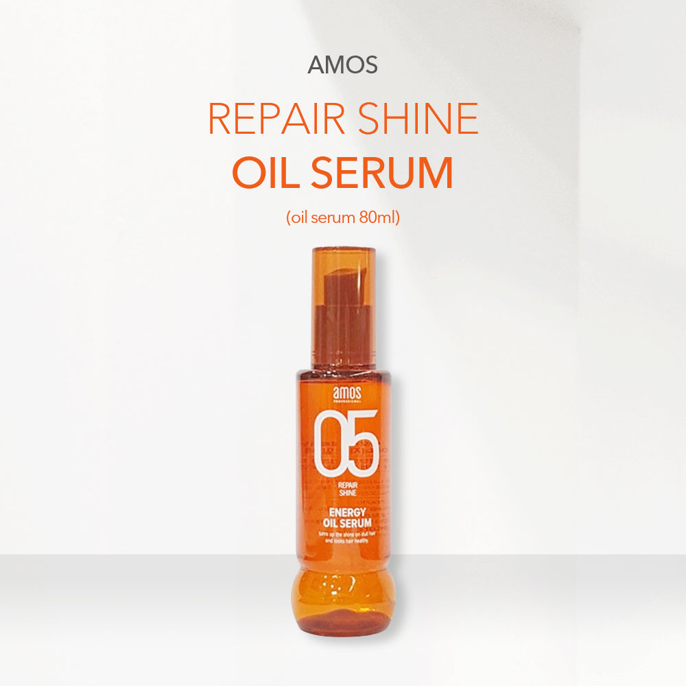 AMOS 05 Repair Shine Energy Oils Serums 80ml Hair Care Shine Moisture prevents loss long moisturizing deep nourishment