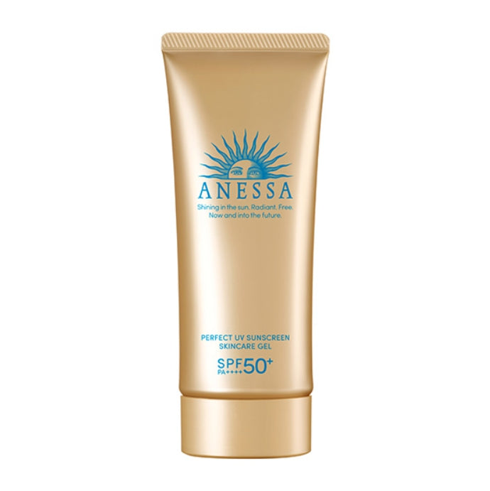 Anessa Perfect UV Sunscreen Skincare Gel N SPF50+ PA++++ 90g Facial Sunblock Makeup Base Moisture