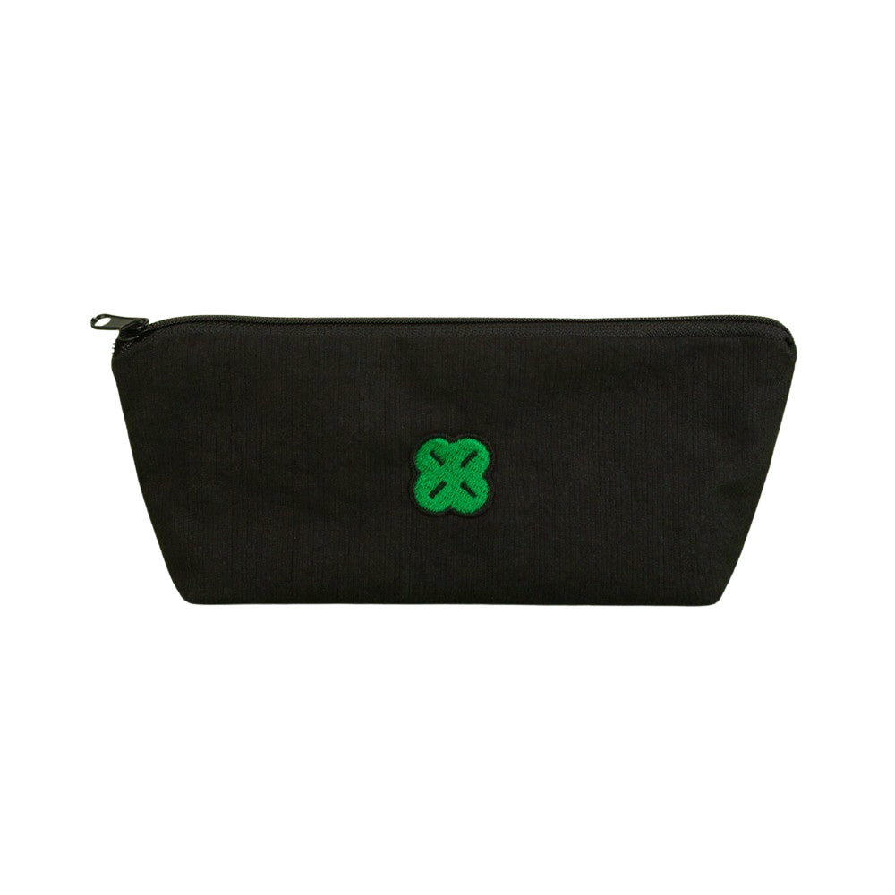 Four-leaf Clover Black Pencil Cases Pouches School Office Stationery