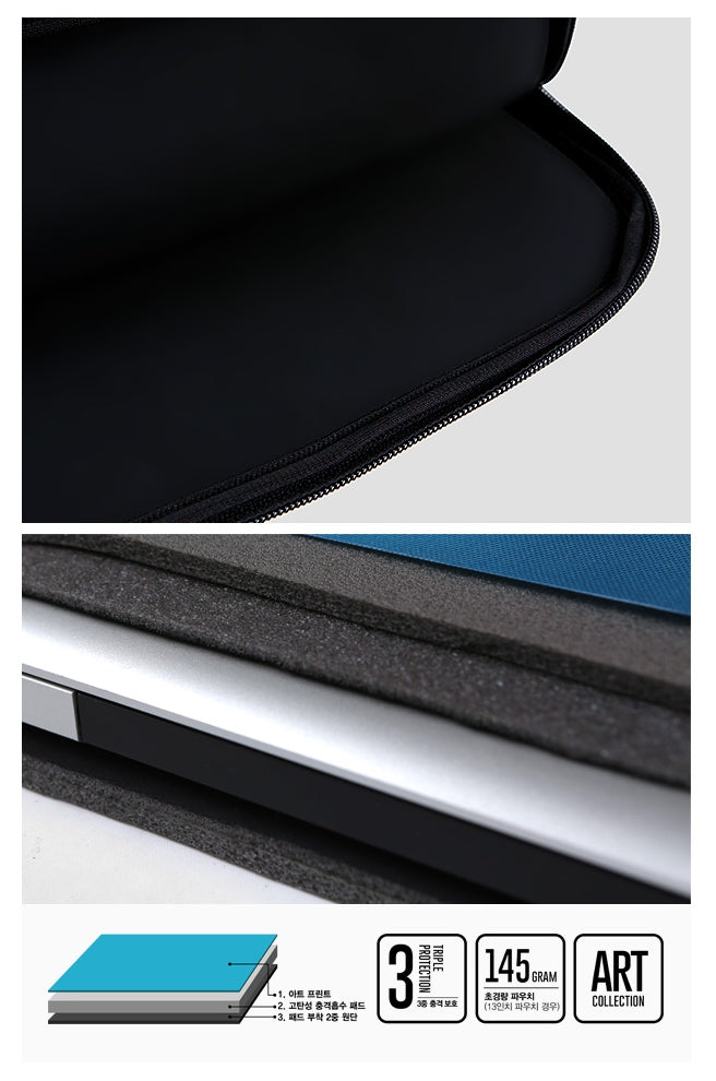 Green Forest Graphic Laptop Sleeves 13" 15" inch Cases Protective Covers Handbags Square Pouches Designer Artist Prints Cute Lightweight School Collage Office Zipper Fashion Unique Gifts