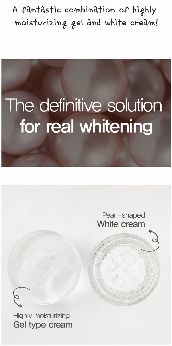ANJO Pearl Whitening Cream Face Skin Care Moisturizing Anti Wrinkles