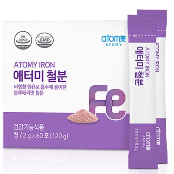 ATOMY Iron Powder 2g x 60sachets non-haemeiron blood production