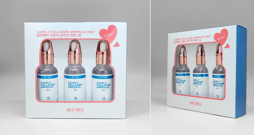 BLUMEI LOVELY COLLAGEN AMPOULE 3SET Women Skincare Cosmetics Facial