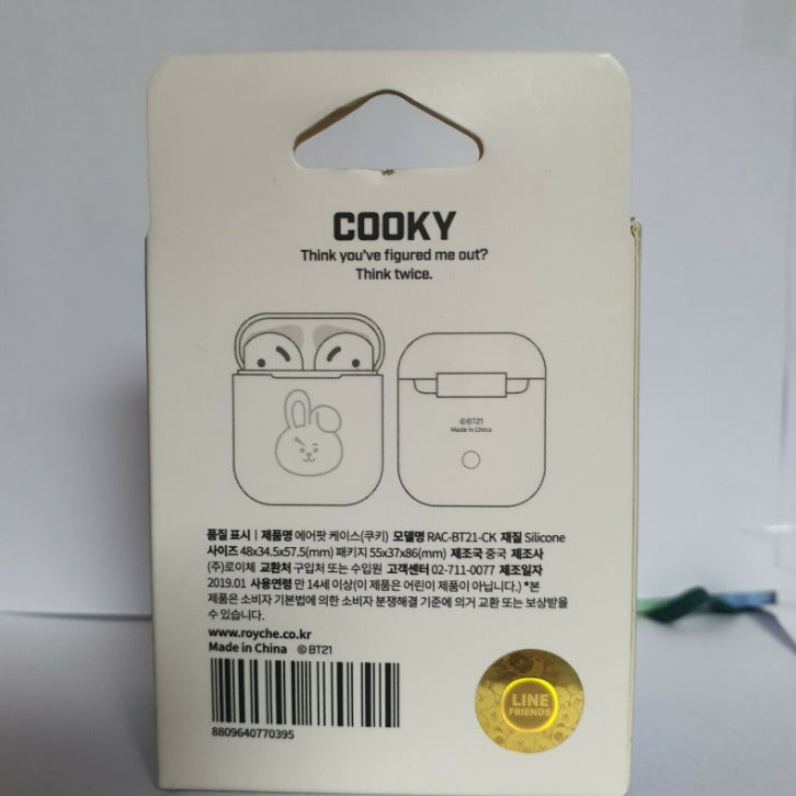 BTS BT21 ROYCHE Airpods Cases Accessories COOKY Character Jung Kook