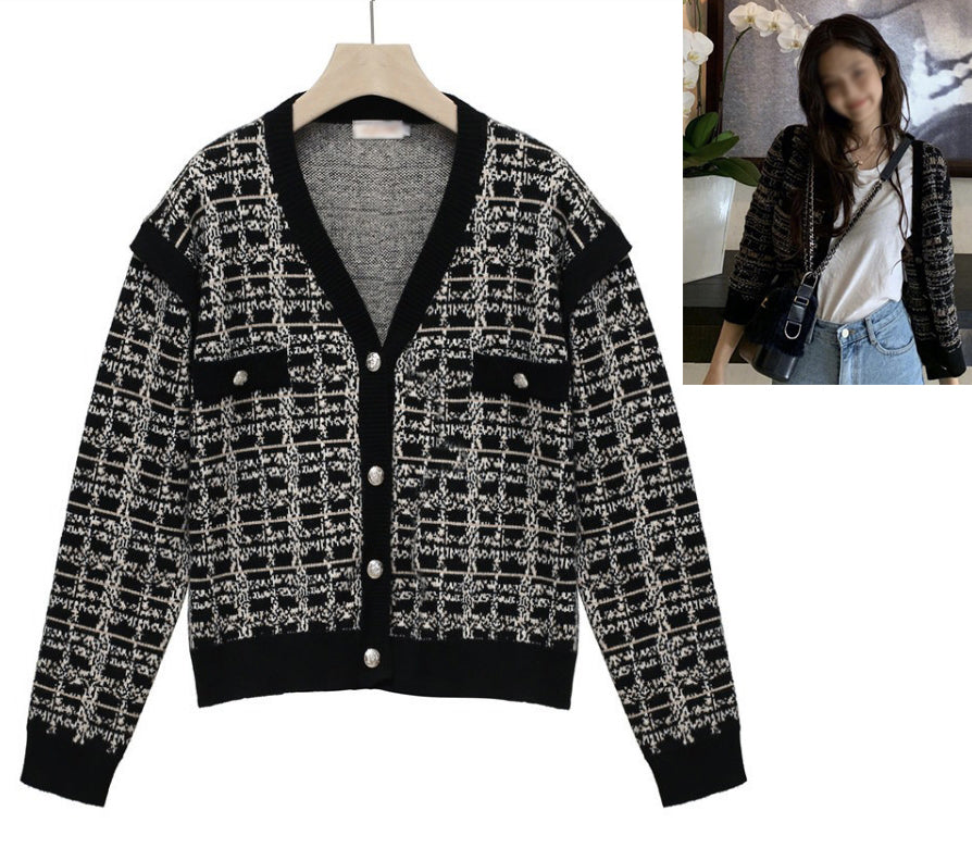 Jennie hot sale chanel cardigan