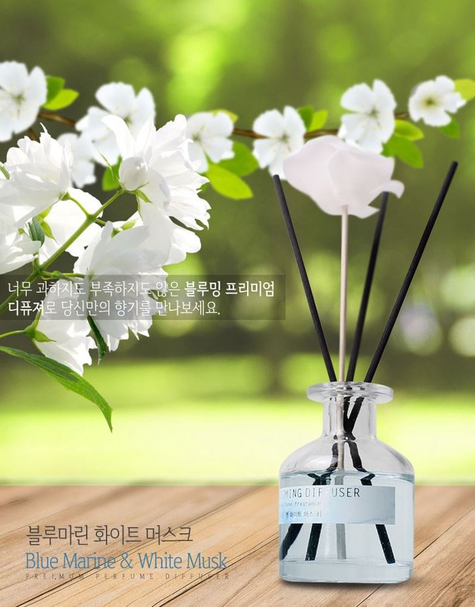 Blooming Premium Perfume Diffuser Blue Marine & White Musk 150ml