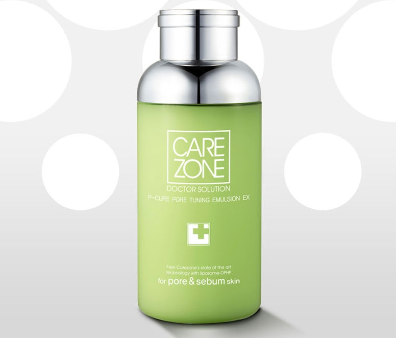 CARE ZONE DOCTOR SOLUTION P-CURE PORE TUNING EMULSION EX 170ML Korean