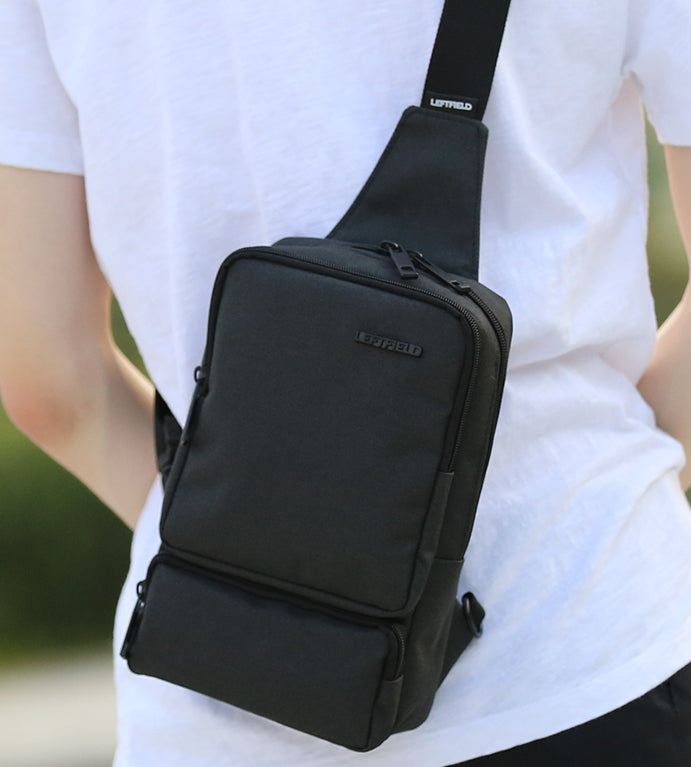 Black Travel Sling Bags Messengers Crossbody Picnic Mens Unisex Travel