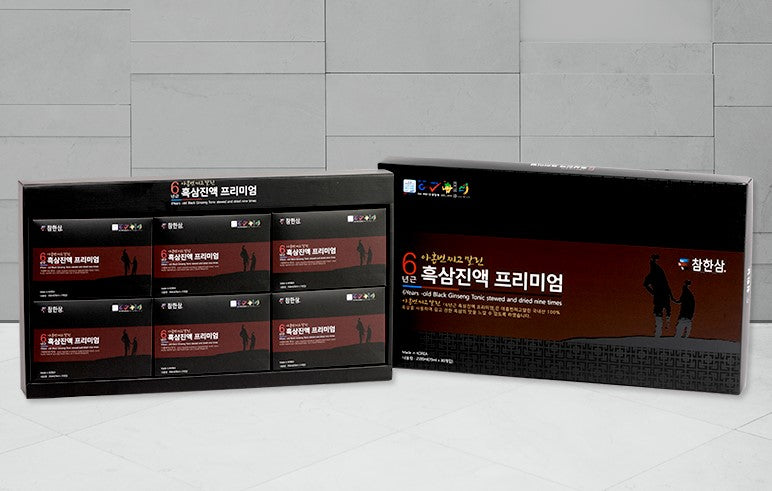 6 years Black Ginseng Liquid Premium 2100ml(70ml x 30pcs) Health Food