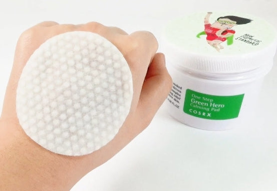 COSRX One Step Green Hero Calming Pad, 70 Pads, Toner-Soaked Pad