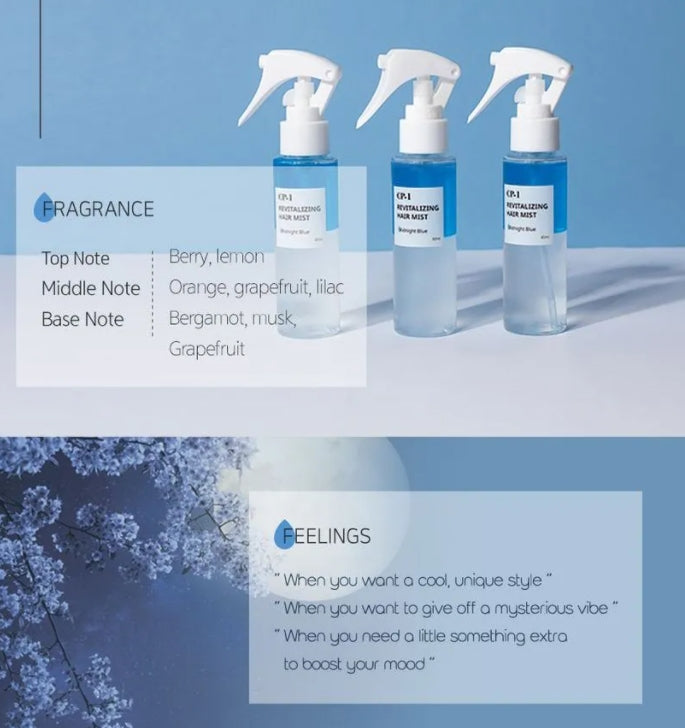 CP-1 REVITALIZING HAIR MIST MIDNIGHT BLUE 80ml Korean Womens Haircare