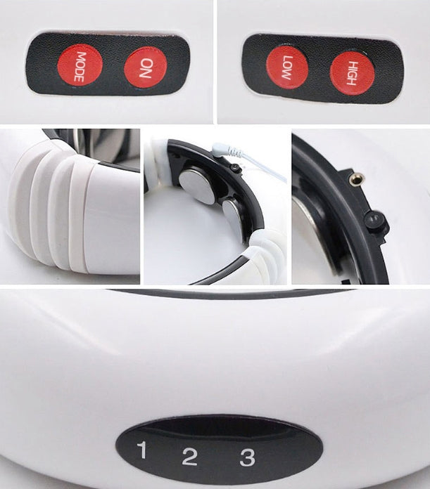 Smart Neck Massager Electric Pulse Back EMC Low Frequency Machine