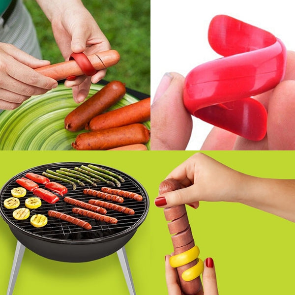 Sausage cutter Kitchenware Convenient camping tools Barbecue Hot dog