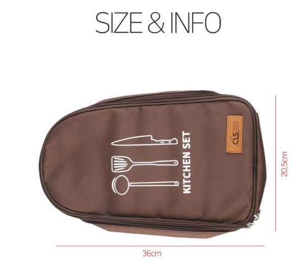 Kitchen Tool Case Cooking Camping Bag Cookingware Kitchenware