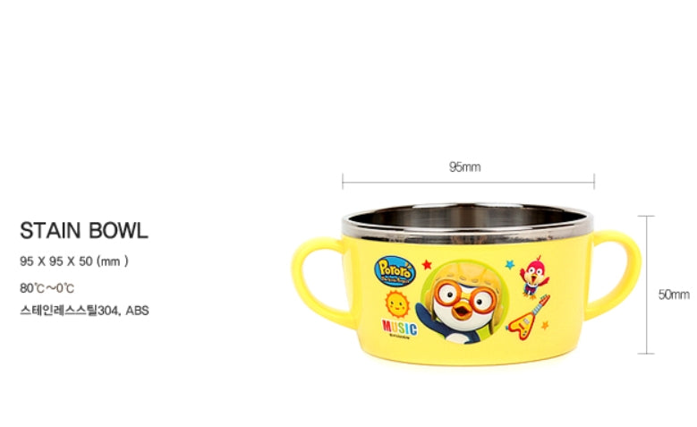 Pororo stainless multi-purpose bowl Small Korean Kitchen Tools Kids
