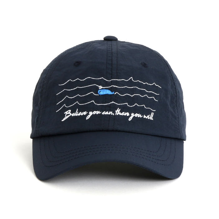 Whale Sea Embroidery Baseball Caps Hats Unisex Mens Womens Nylon Adjustable Buckle Korean Style Fashion Accessories Lightweight Thin