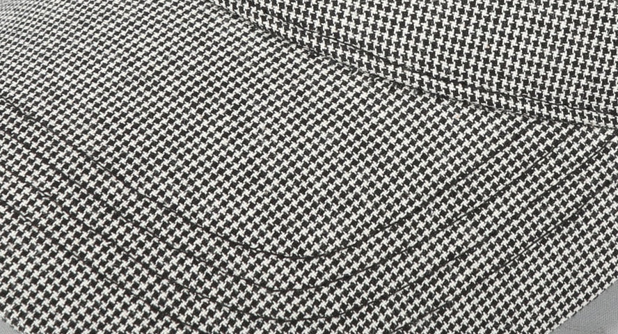 B Houndstooth Baseball Caps Korean Mens Womens Hats