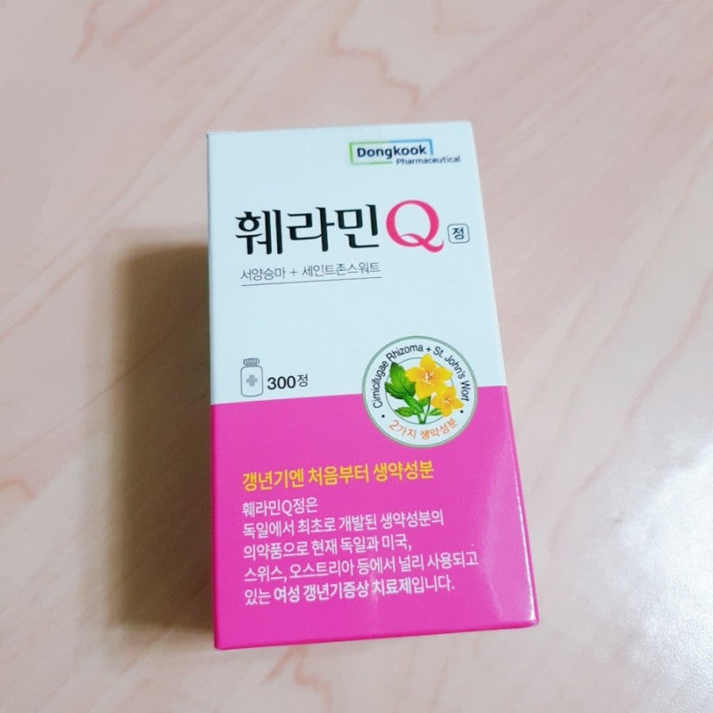 Dongkook Feramin Q 300 Tablets Female Menopause Treatment Womens Climacteric Health Supplements