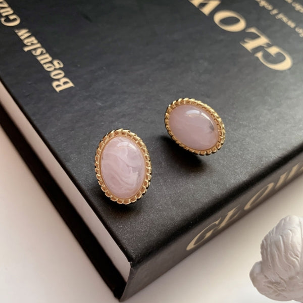 Luxury jewelry Earrings Gift Korean vintage elegant Womens Ring