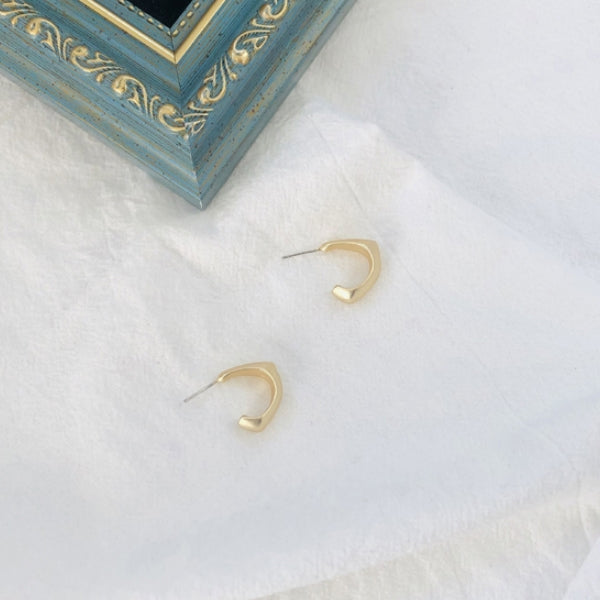 Matt Square Earrings Gift Korean jewelry Womens Accessories Fashion