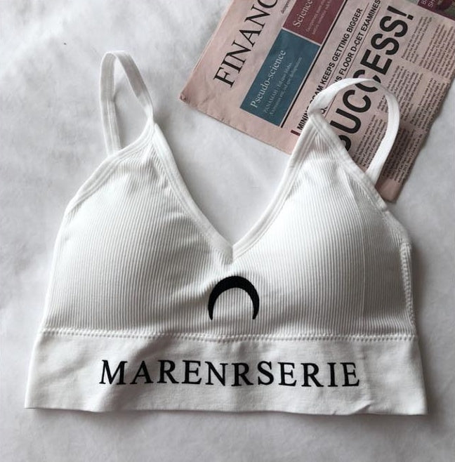 Marenrserie Crescent Moon Aesthetic Crop Tops Womens Sexy Casual Wear